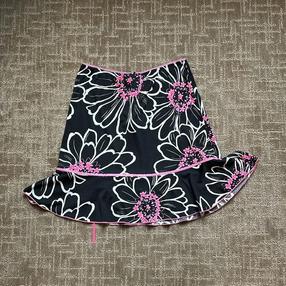 NWT Vintage Floral Mini Skirt - Picture 4 of 4